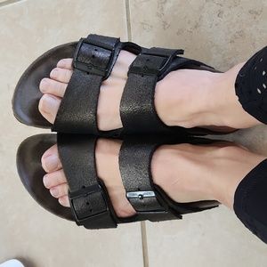 Womens Birkenstock buckle sandals 38